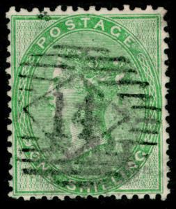 SG72, 1s green, good USED. Cat £310.