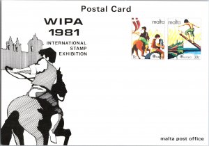 Malta, Europa, Worldwide Government Postal Card, Sports