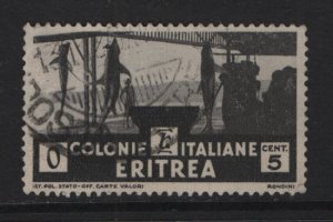 Eritrea  #159  used 1934  shark fishery 5c