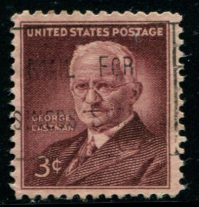 1062 US 3c George Eastman, used cv $.20