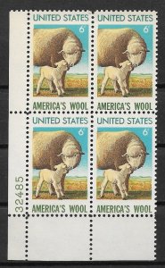 1970 Sc1423 American Wool Industry MNH PB4