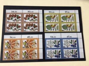 Germany 1979 Forest Plants & Trees mint never hinged stamps Ref 54835