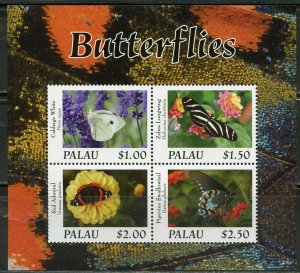 PALAU 2020  BUTTERFLIES SET OF TWO  SHEETS MINT NH 