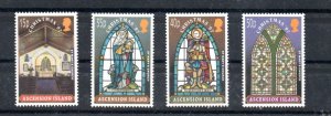 ASCENSION ISLAND - 1997 - CHRISTMAS - STAINED GLASS - CHURCH -