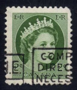 Canada #338 Queen Elizabeth II; Used