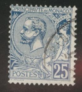 MONACO Scott 21 Prince Albert I used 1901 stamp