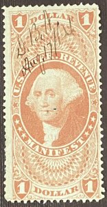 US Stamps - SC# R72C - Used  - SCV = $40.00