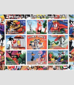 Tajikistan 2001 DISNEY BUGS BUNNY Sheet Perforated Mint (NH) VF