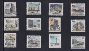 Germany  Berlin   #9N223-9N234  MNH  1965-66  the new Berlin