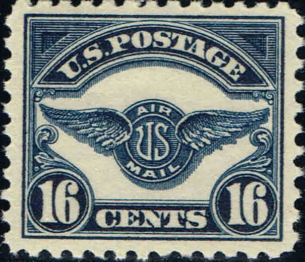 united states of america airmail 5 cent stamp