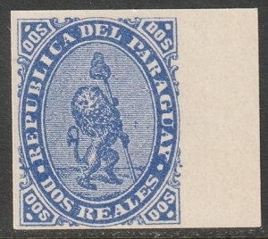 Paraguay 1870 Sc 2 MNH** reprint