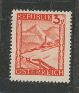 Austria #500 Unused Single