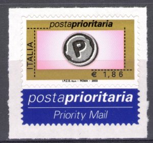2003 Republic Post Priority 1.86 Euro Rose Gold Black Grey No. 2768 MNH**
