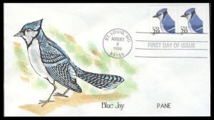 #3048 Blue Jay Hussey FDC