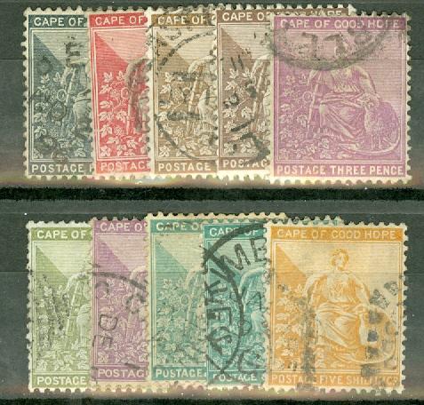 Cape of Good Hope 41, 43-6, 48-51, 53 used CV $22.80