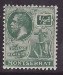 Montserrat-Sc#55- id12-unused NH og 1/2p green KGV-1923-