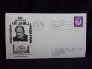 LUNDY: LUNDY STAMPS USED ON 1965 COVER