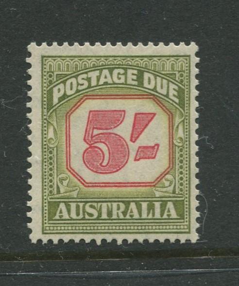 Australia - Scott J83 - Postage Due Issue -1953- Wmk 228 - MNH -Single 5/- stamp