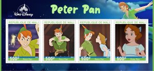 Stamps. Cartoons. Disney.   2021 year 1+1 sheets perforated MNH**