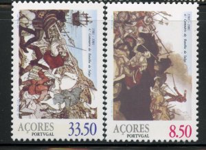 Azores  # 323-4, Mint Never Hinge.