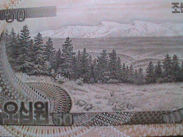 ​KOREA-1992 VERY OLD $50 POINEER YOUTHS- UN CIRCULATED-VERY FINE