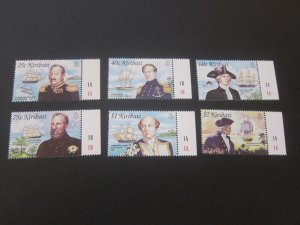 Kiribati 2002 Sc 804-09 Captain Cook set MNH