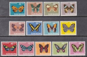 Suriname C42-C54 Butterflies MNH VF