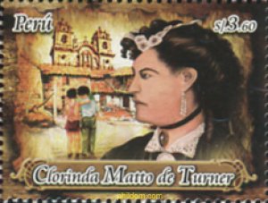 352021 MNH PERU 2011 CLORINDA MATTO DE TURNER