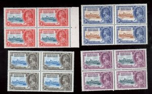 Bechuanaland Protectorate #117 - #120 Very Fine Never Hinged Block Set