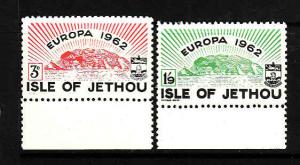 D2-Isle of Jethou-unused lightly hinged-Europa1962-Cinderell