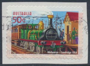 Australia  SG 2434 SC# 2291 Used SA  Trains  see details & scan    