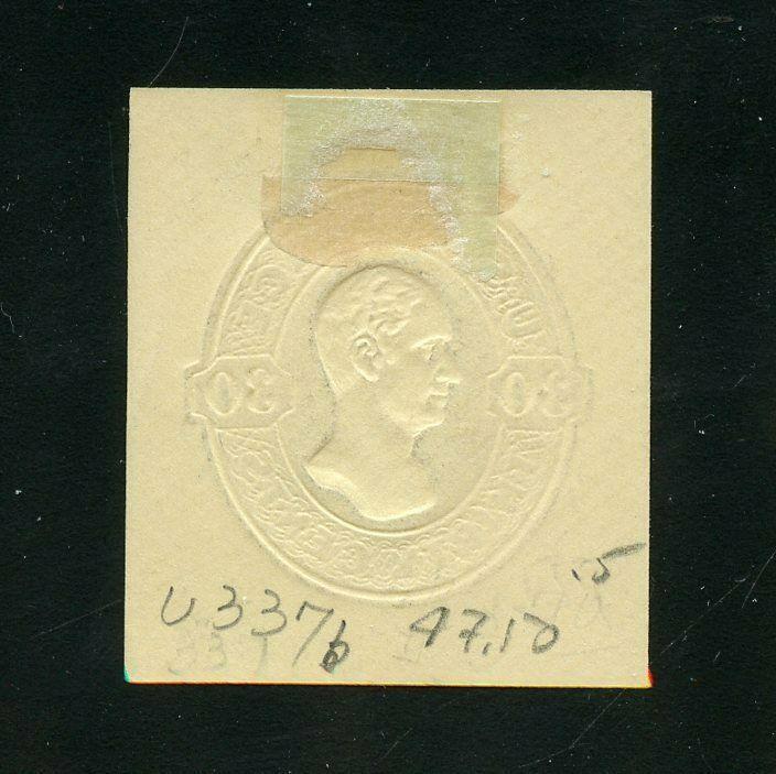 UNITED STATES CUT SQUARE CLEAN SCOTT#U337  MINT HINGED SCOTT $40.00