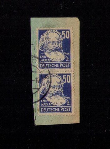 German Democratic Republic (DDR) Sc#10n41 Used Horz. Pair Very Fine