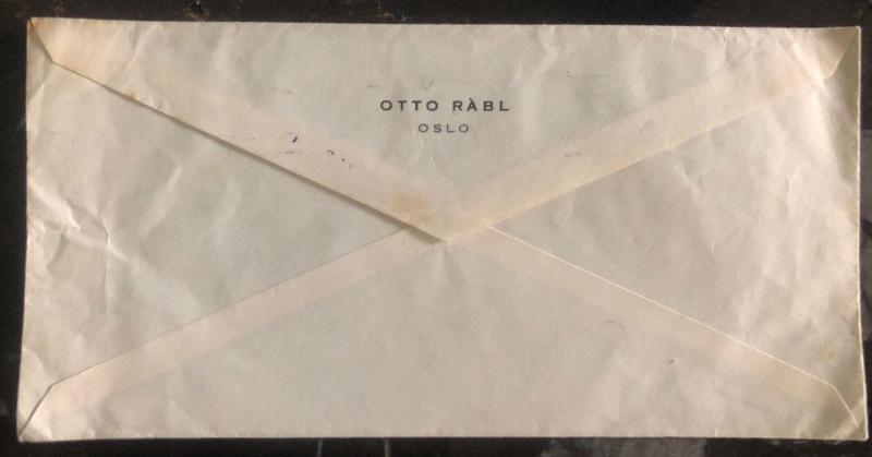 1947 Oslo Norway Airmail Cover To Office Relief & Rehabilita Hamburg Germany