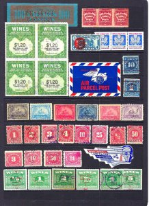 JASTAMPS: Vintage US BOB  Old Stamp  Federal LOT Collection