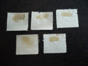 Stamps - Bolivia - Scott# 251,252,256-258 - Used Partial Set of 5 Stamps