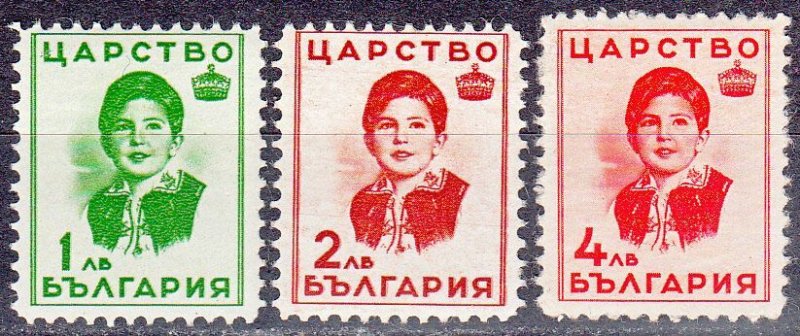 bulgaria  scott no 310-12  mnh