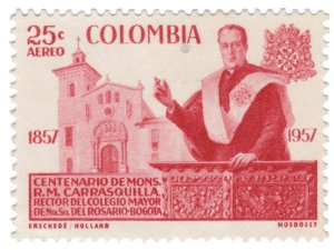 COLOMBIA 1959. AIRMAIL STAMP. SCOTT # C315. USED. # 4