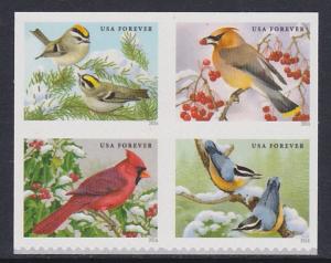 US 5129a Songbirds In Snow MNH