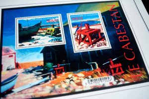 COLOR PRINTED ST. PIERRE AND MIQUELON 2011-2020 STAMP ALBUM PAGES (38 ill pages)