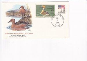 1986 Duck Stamp, Sc. #RW53, FDC Fleetwood Cachet, Washington, D.C. (F32479)