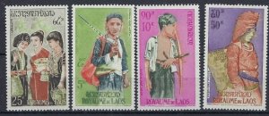 Laos 100; C43-45 MNH 1964 Lao Women (an8648)