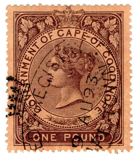 (I.B) Cape of Good Hope Revenue : Stamp Duty £1 (1878)