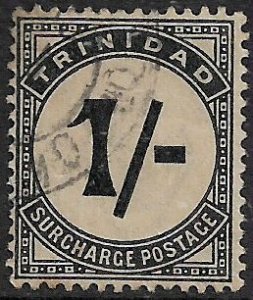 Trinidad #J17 Used Stamp - Postage Due - (Toning)