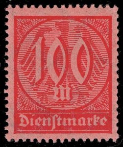 Germany #O21 Numeral over Eagle; Unused