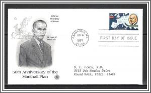 US #3141 Marshall Plan FDC