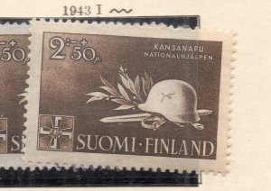 Finland 1943 Early Issue Fine Mint Hinged 2.5mk. NW-269316