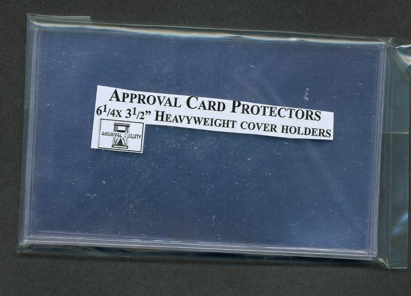 Approval Card Protectors, 10 Pkg, 01722