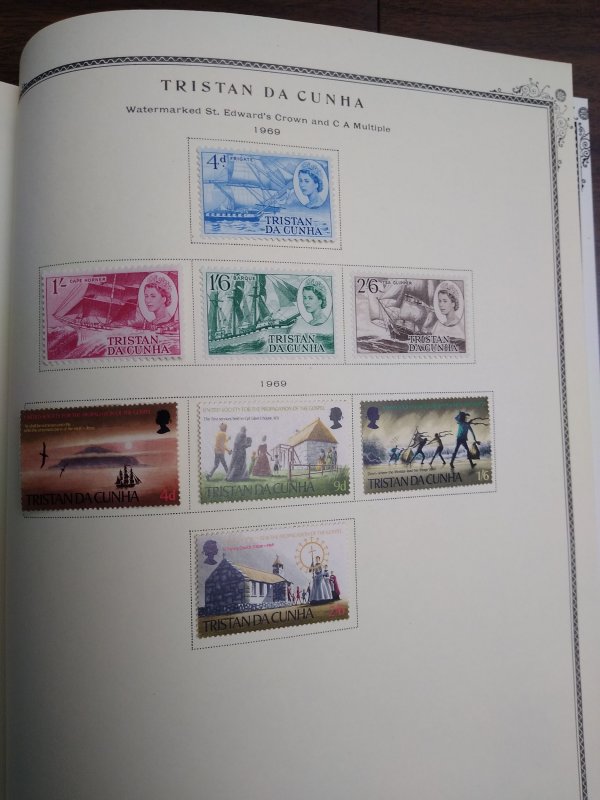 collection on pages Tristan da Cunha 1960-69 PT: CV $211