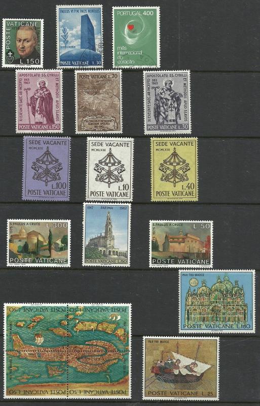 Vatican lot # 37 - sets 2 scans MNH MLH